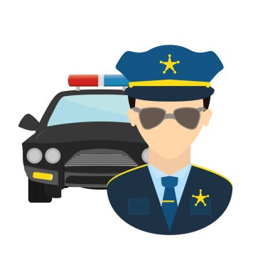 polis ajanı devriye avatar karakter ile