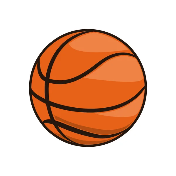 Baloncesto globo deporte icono — Archivo Imágenes Vectoriales