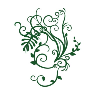 dalları ekoloji ile bitki yaprakları