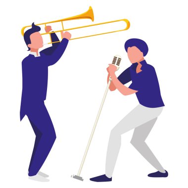 şarkıcı ve müzisyen çift karakter