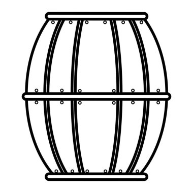 bira ahşap varil simgesi