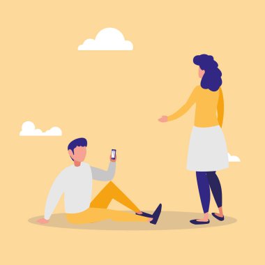 Çift Smartphone karakterleri kullanma