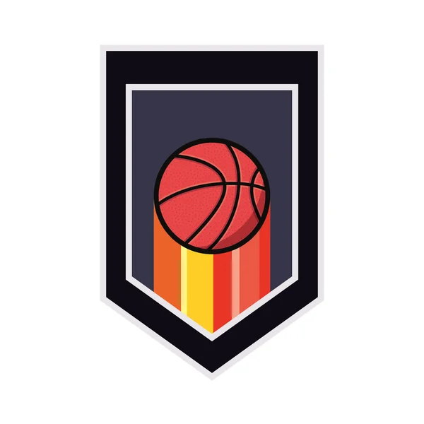 Baloncesto deporte diseño — Vector de stock