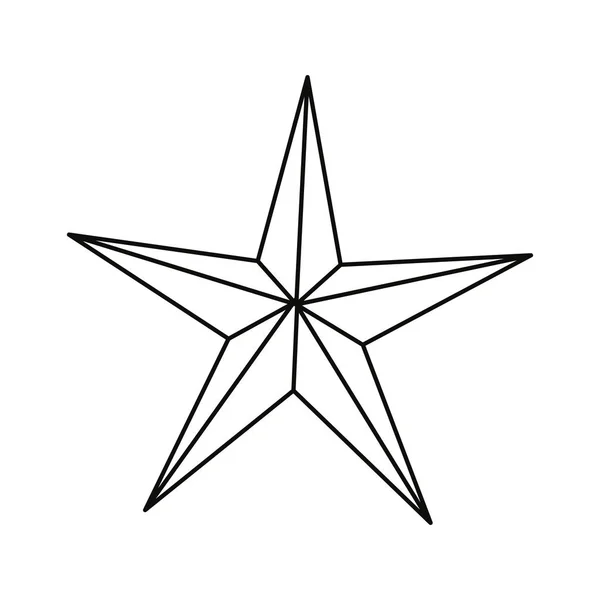 Premio estrella lineal — Archivo Imágenes Vectoriales