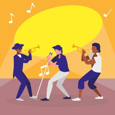 şarkıcı ve müzisyen grup karakter