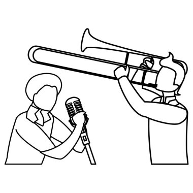 şarkıcı ve müzisyen çift karakter