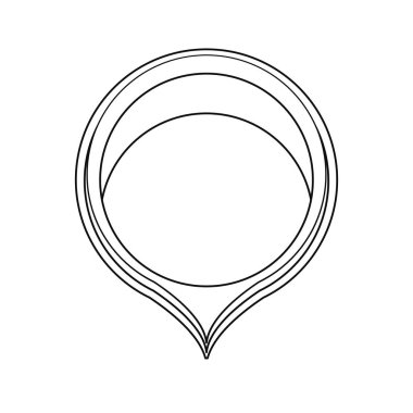 Beyaz arka plan üzerinde diya