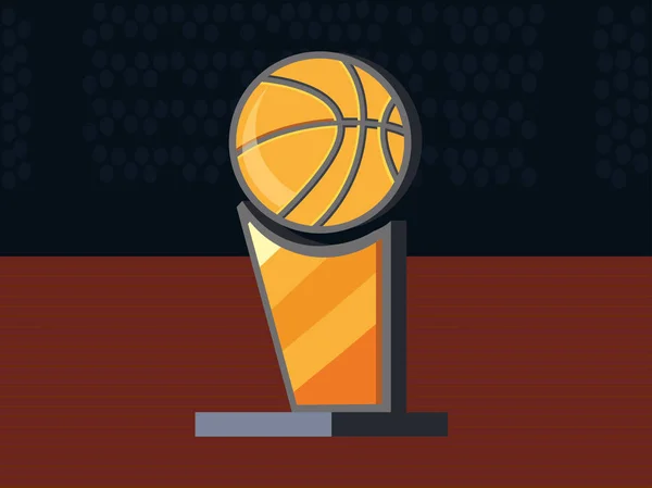 Basket-ball design sportif — Image vectorielle