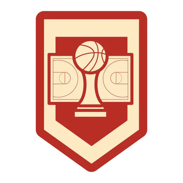 Baloncesto deporte diseño — Archivo Imágenes Vectoriales