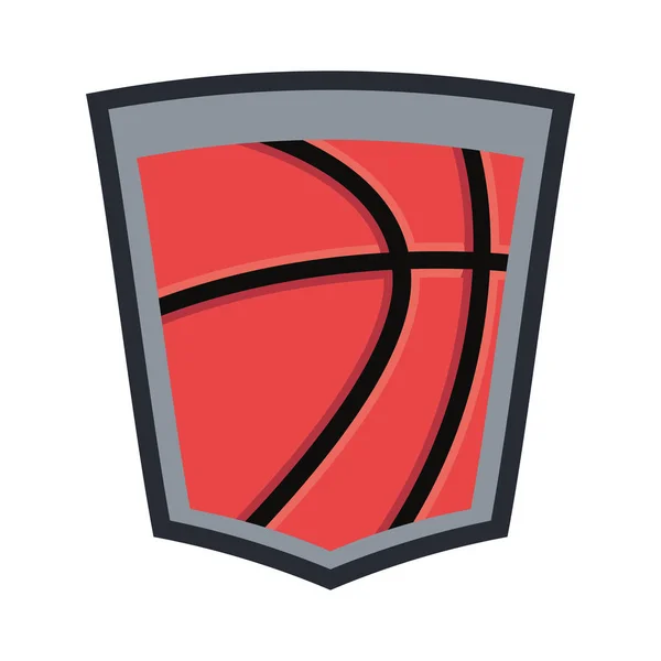 Baloncesto deporte diseño — Vector de stock