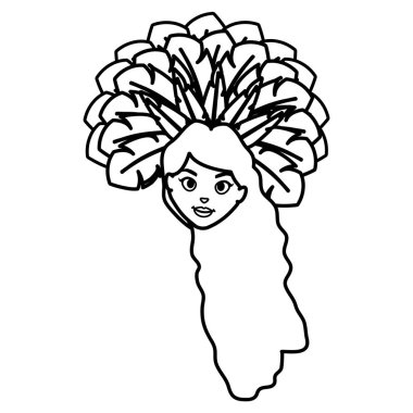 güzel Brezilyalı garota baş karakter