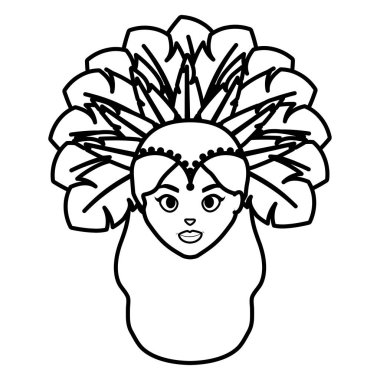 güzel Brezilyalı garota baş karakter