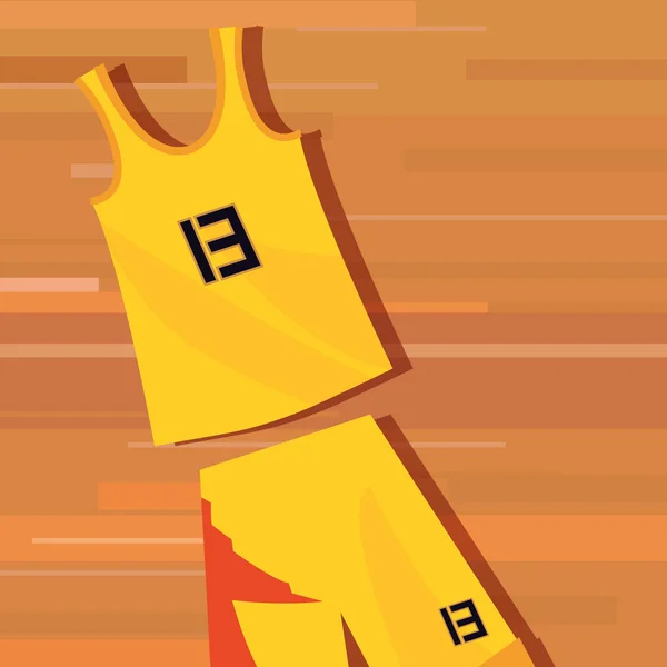 Basketbalový sportovní design — Stockový vektor