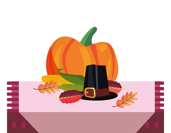 Heureux Thanksgiving célébrer — Image vectorielle