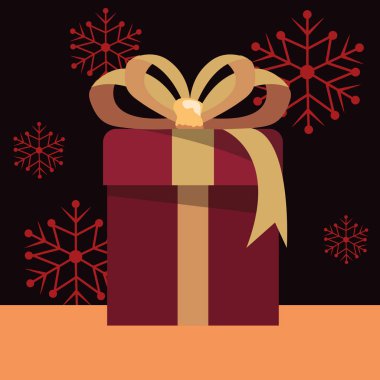 hediye kutusu Noel etiket dekorasyon