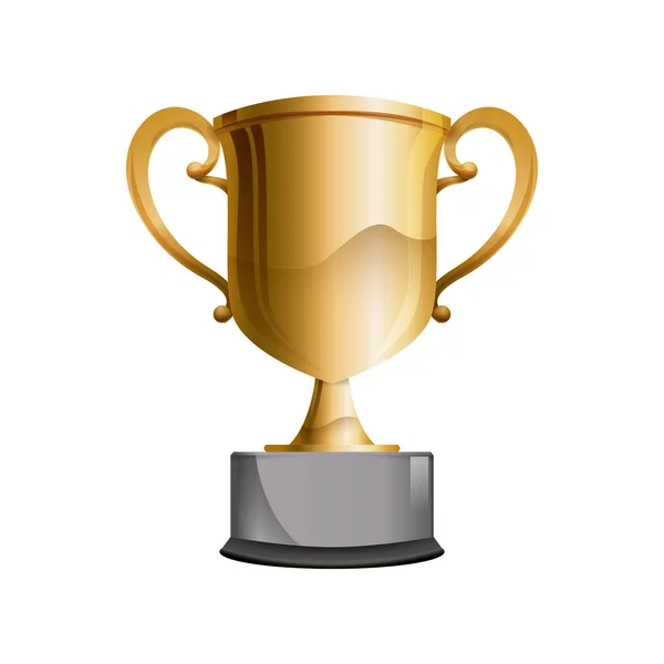 Trophy kopp utmärkelse ikon — Stock vektor