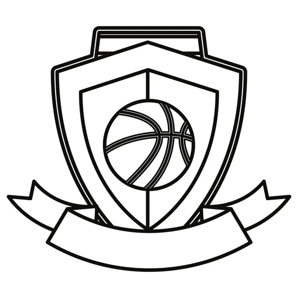 Basketbol spor tasarım — Stok Vektör