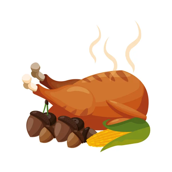 Heureux Thanksgiving célébrer — Image vectorielle