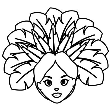 güzel Brezilyalı garota baş karakter