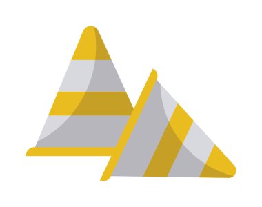 sinyal koniler izole simgesi