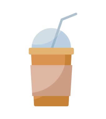 lezzetli milkshake izole simgesi