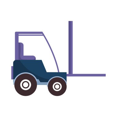 İnşaat forklift araç altında