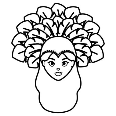 güzel Brezilyalı garota baş karakter