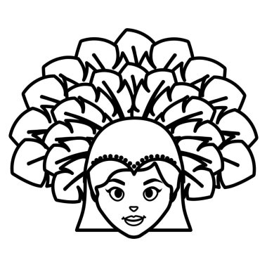 güzel Brezilyalı garota baş karakter