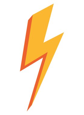 Thunderbolt enerji güç simgesi