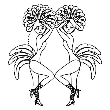 güzel Brezilyalı garotas karakterler