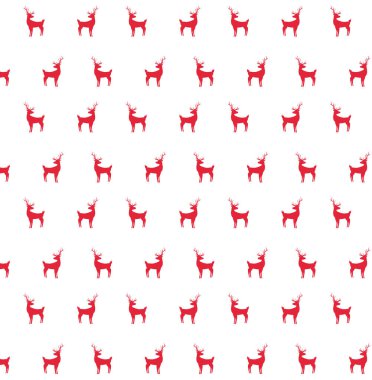 Kırmızı Ren geyiği hayvan dekorasyon arka plan