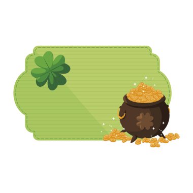 Saint patrick kazan hazine paralar ile