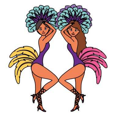 güzel Brezilyalı garotas karakterler