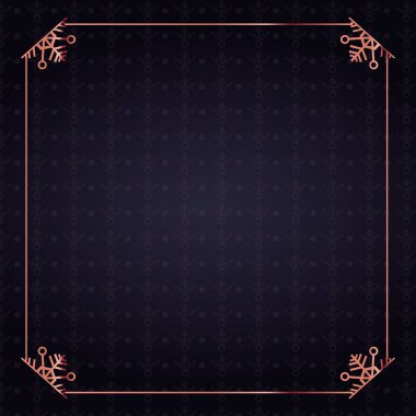 Altın Çerçeve scrool dekorasyon arka plan