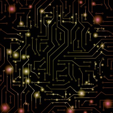 devre elektronik desen arka plan