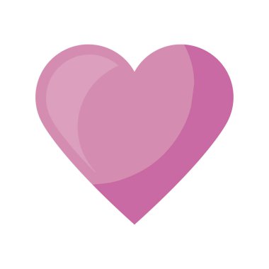 kalp aşk izole simgesi