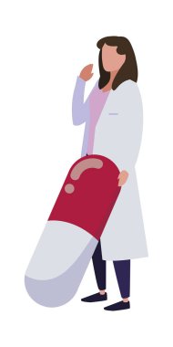 kadın doktor kapsül ile