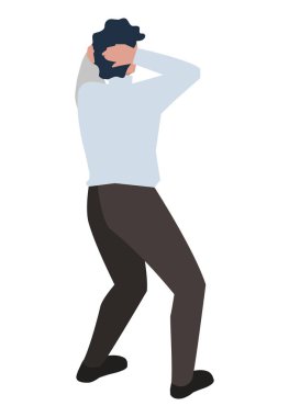 zarif işadamı arka avatar karakter