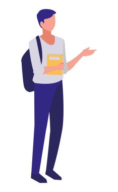 genç çocuk öğrenci modelleme