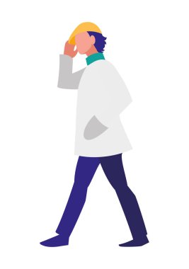 poz modelleme ile genç adam