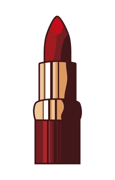 Lápiz labial maquillaje pop estilo de arte — Vector de stock