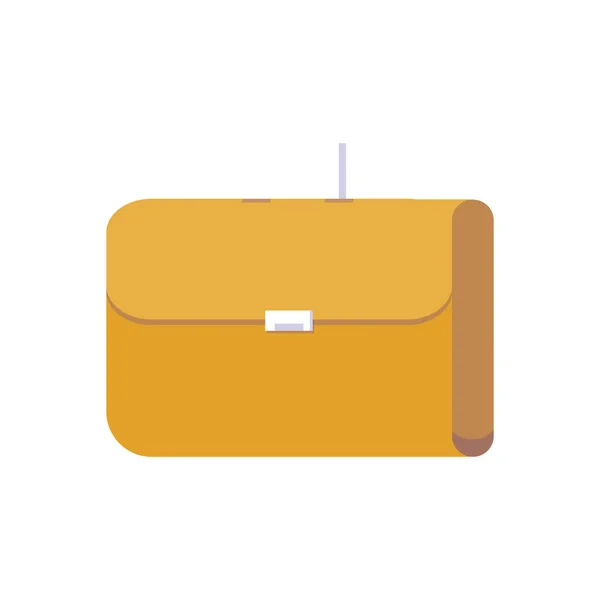 Cartera maletín aislado icono — Vector de stock