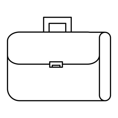 Portföy çanta izole simgesi