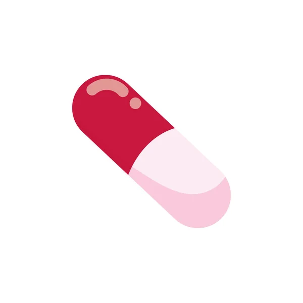 Drugs capsule medische pictogram — Stockvector