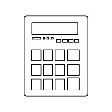 hesap makinesi matematik izole simgesi