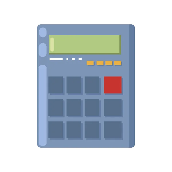 Izolované ikona matematický kalkulačka — Stockový vektor