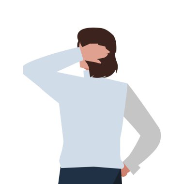 zarif işadamı arka avatar karakter