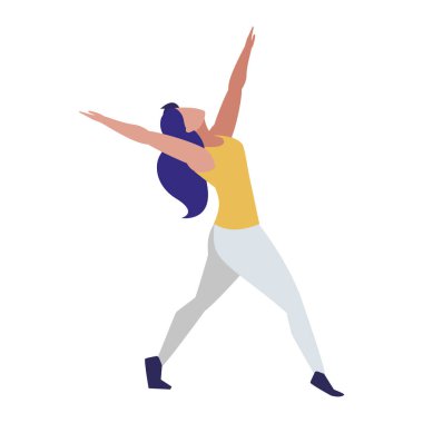 atletik kadın pratik egzersizleri