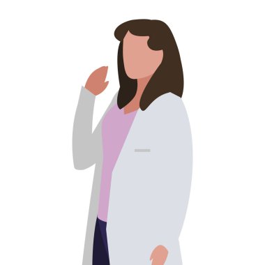 kadın doktor profesyonel karakter