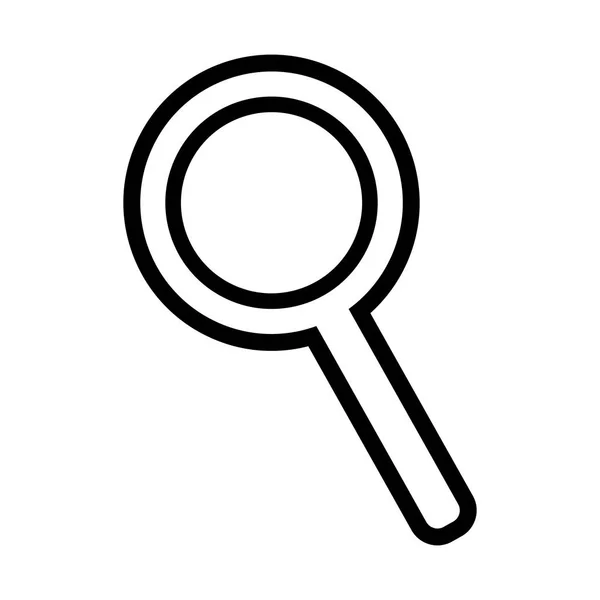 Search magnifying glass icon — Stock Vector